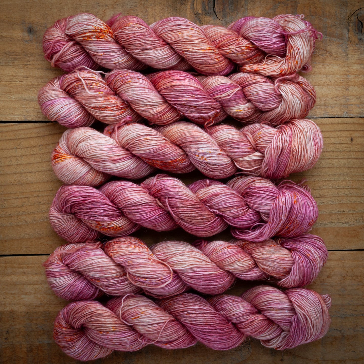 Speckled Merino Linen Viscose - Single Ply - 4ply / Fingering Weight Hand Dyed Yarn