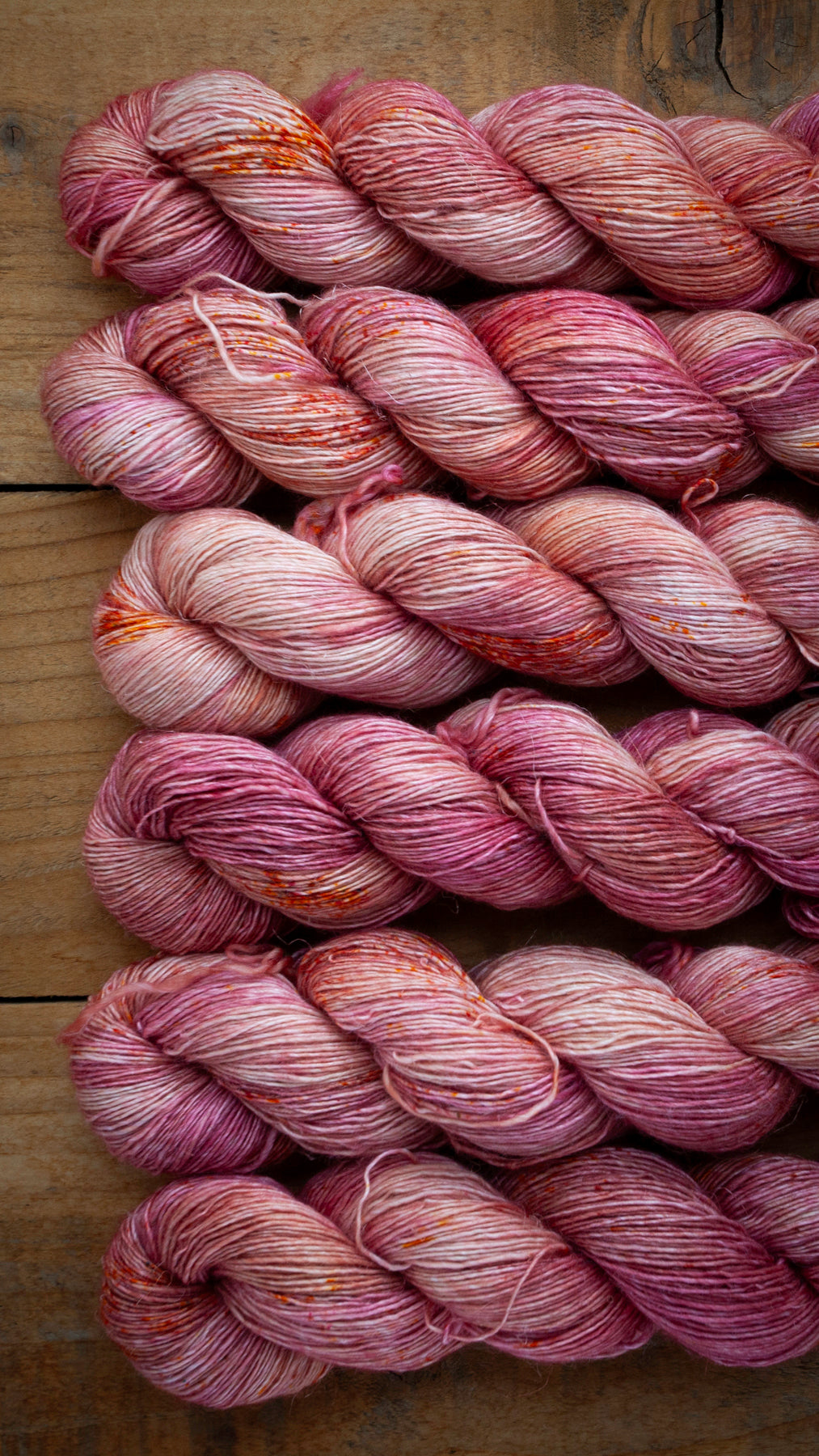 Speckled Merino Linen Viscose - Single Ply - 4ply / Fingering Weight Hand Dyed Yarn