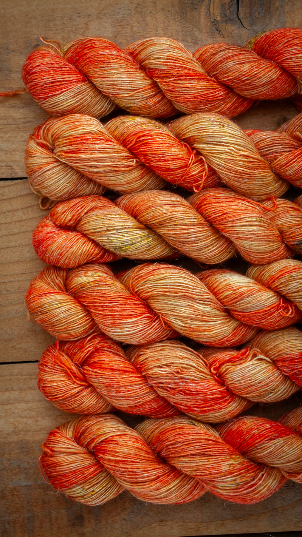 Speckled Merino Linen Viscose - Single Ply - 4ply / Fingering Weight Hand Dyed Yarn