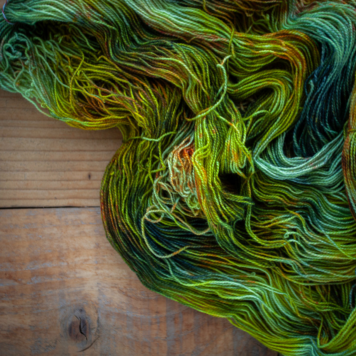 Superwash Bluefaced Leicester (BFL)/Nylon High Twist 4ply hand dyed yarn - sock weight - Ready to Ship