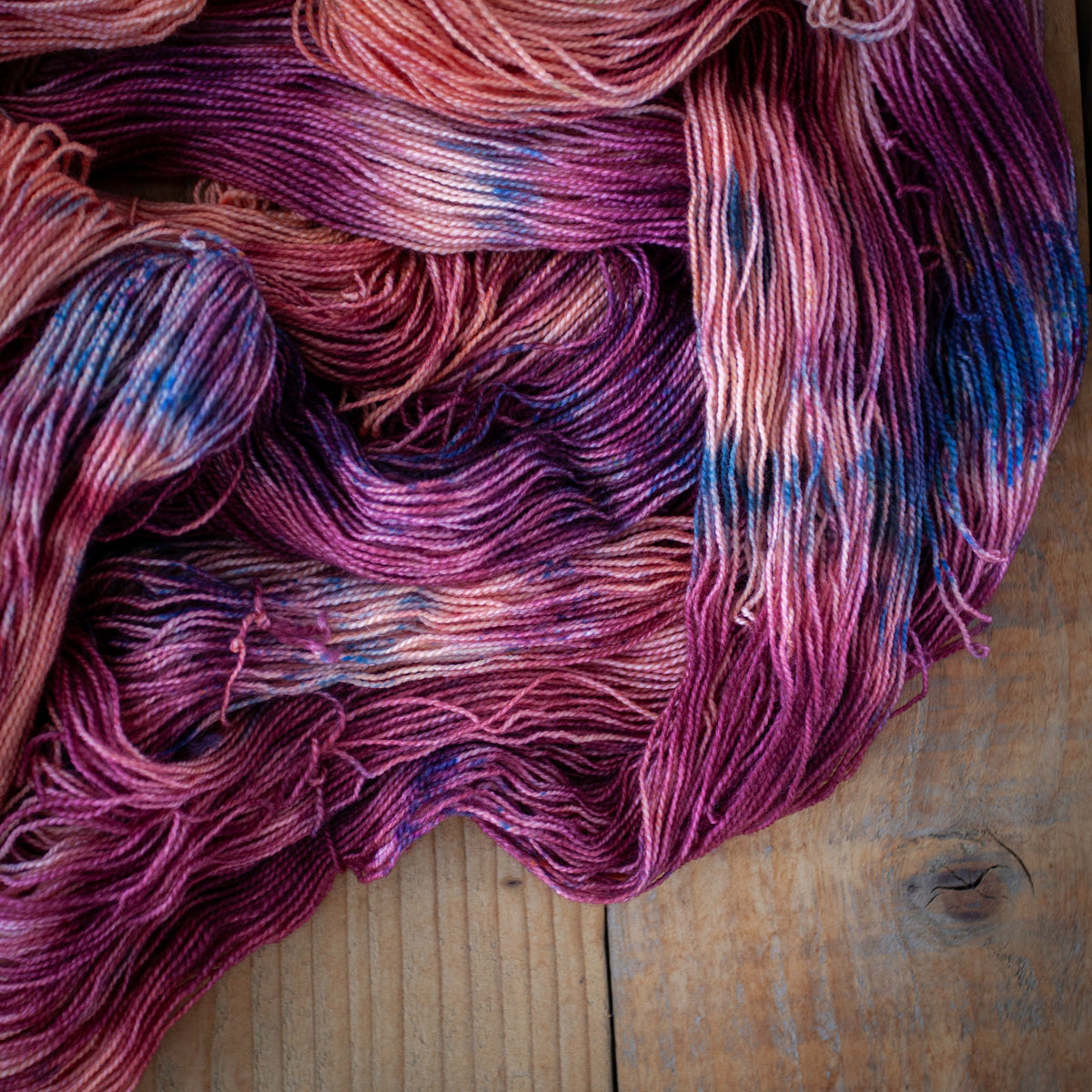 Superwash Bluefaced Leicester (BFL)/Nylon High Twist 4ply hand dyed yarn - sock weight - Ready to Ship