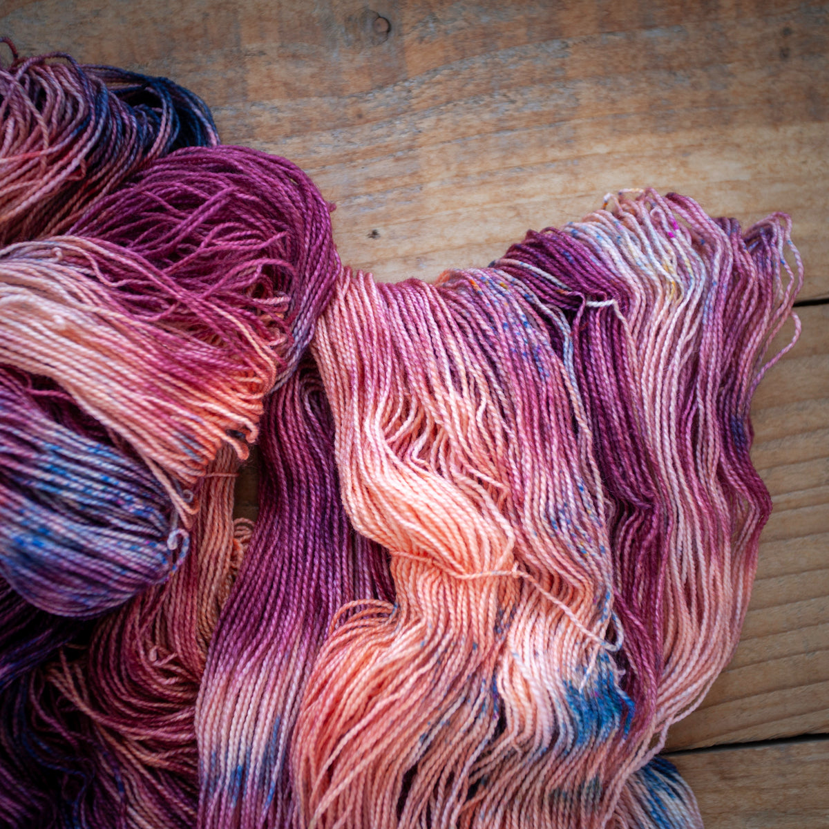 Superwash Bluefaced Leicester (BFL)/Nylon High Twist 4ply hand dyed yarn - sock weight - Ready to Ship