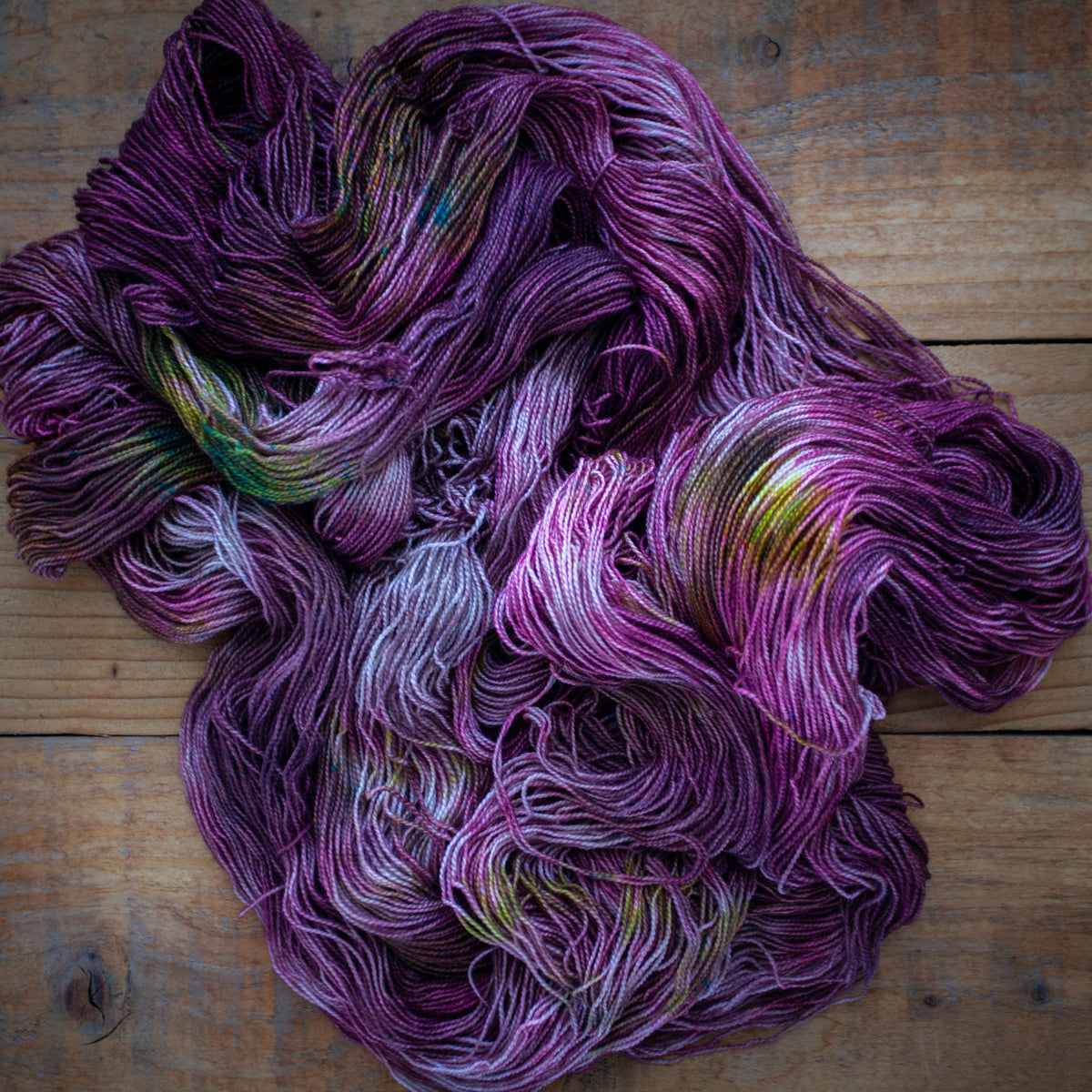 Superwash Bluefaced Leicester (BFL)/Nylon High Twist 4ply hand dyed yarn - sock weight - Ready to Ship