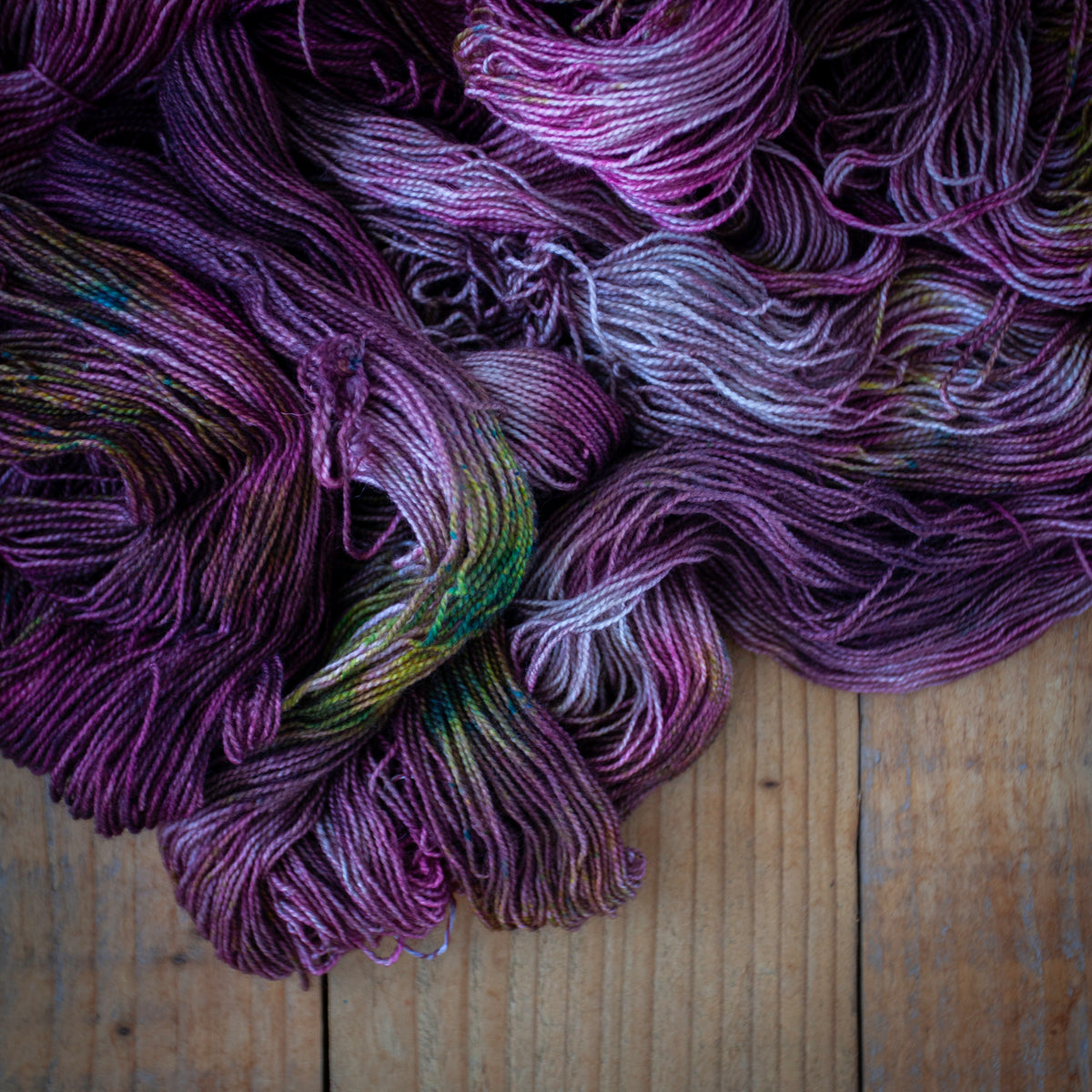 Superwash Bluefaced Leicester (BFL)/Nylon High Twist 4ply hand dyed yarn - sock weight - Ready to Ship