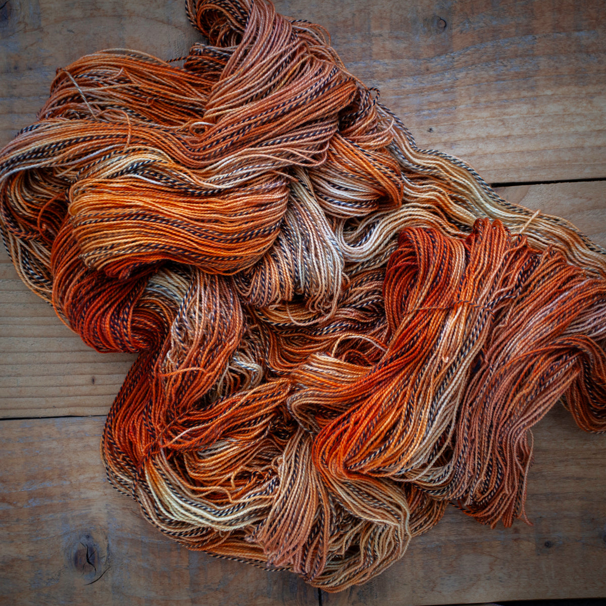 Zebra Sock yarn - Superwash Merino/Nylon 4ply - High Twist - hand dyed yarn - Ready to Ship