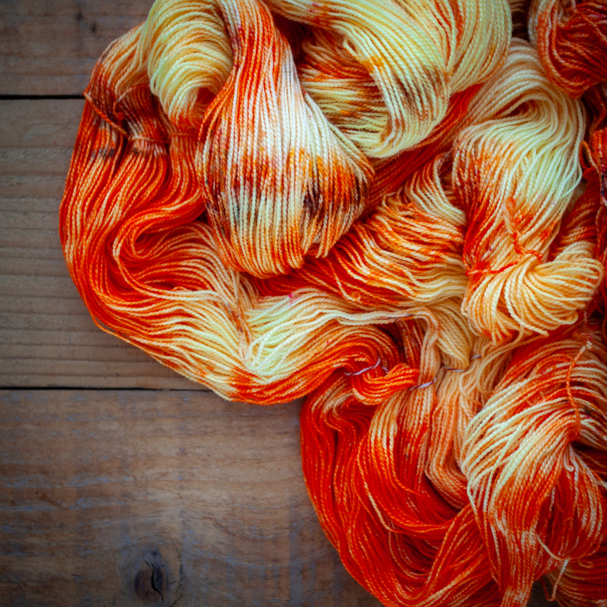 Superwash Bluefaced Leicester (BFL)/Nylon High Twist 4ply hand dyed yarn - sock weight - Ready to Ship