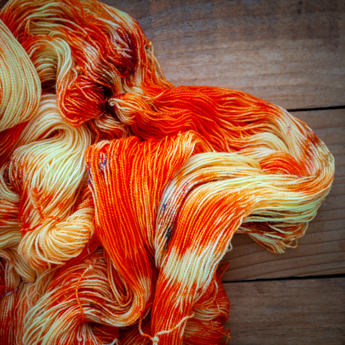 Superwash Bluefaced Leicester (BFL)/Nylon High Twist 4ply hand dyed yarn - sock weight - Ready to Ship
