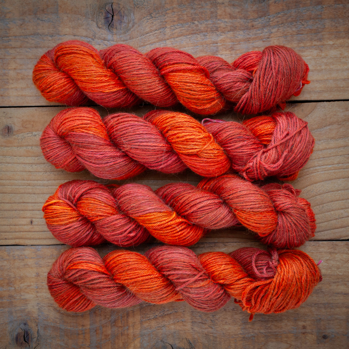 Baby Alpaca/Silk/Cashmere - DK weight - hand dyed yarn - Ready to Ship