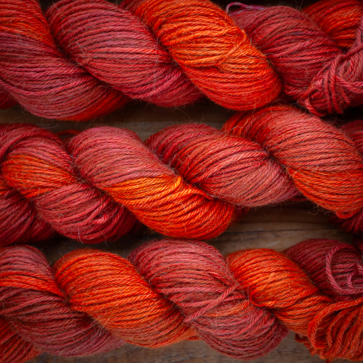 Baby Alpaca/Silk/Cashmere - DK weight - hand dyed yarn - Ready to Ship