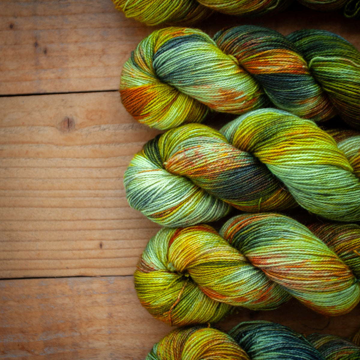 Superwash Bluefaced Leicester (BFL)/Nylon High Twist 4ply hand dyed yarn - sock weight - Ready to Ship