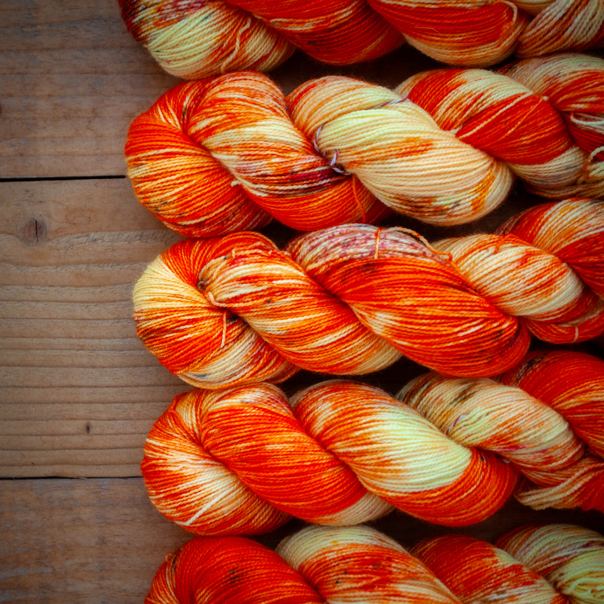 Superwash Bluefaced Leicester (BFL)/Nylon High Twist 4ply hand dyed yarn - sock weight - Ready to Ship