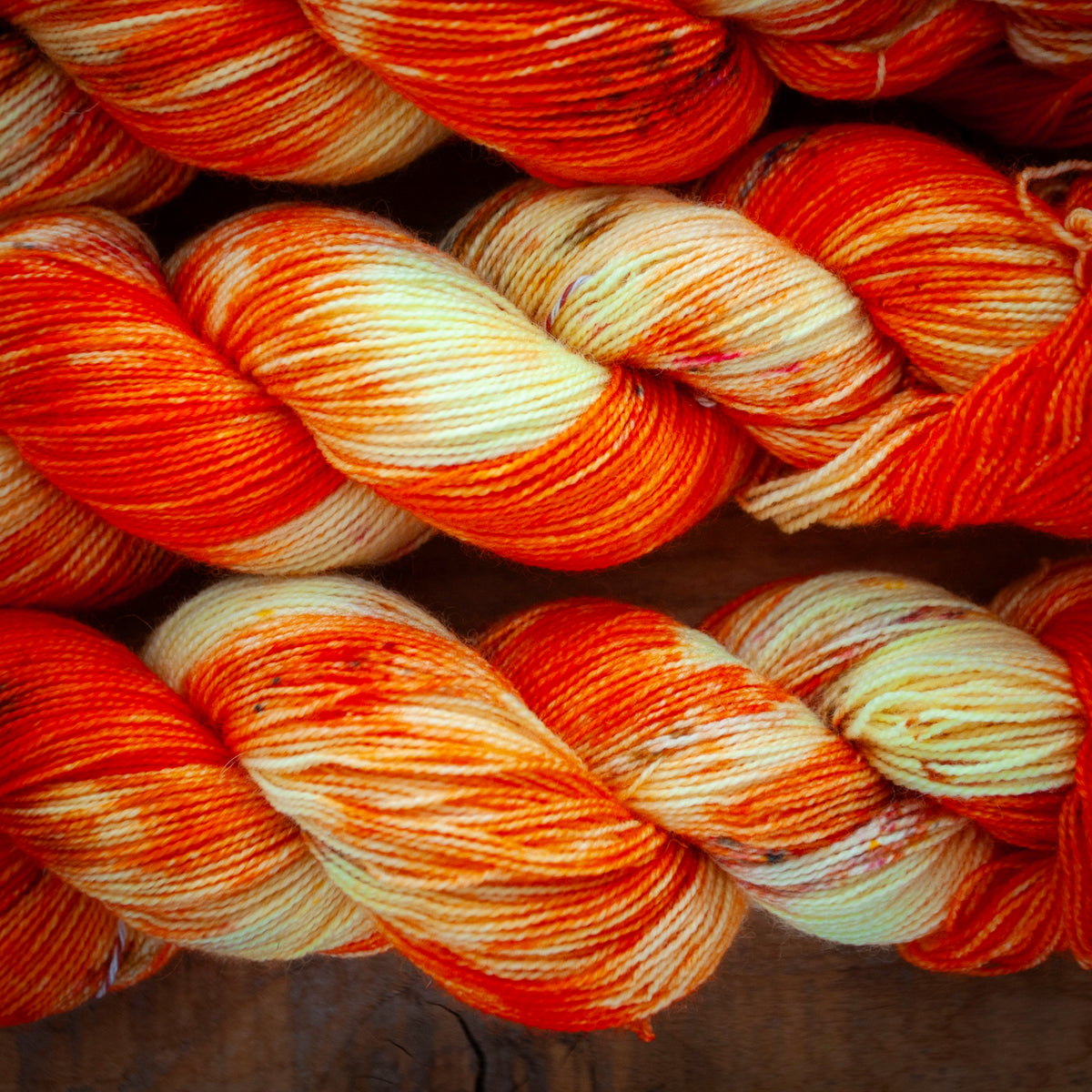 Superwash Bluefaced Leicester (BFL)/Nylon High Twist 4ply hand dyed yarn - sock weight - Ready to Ship