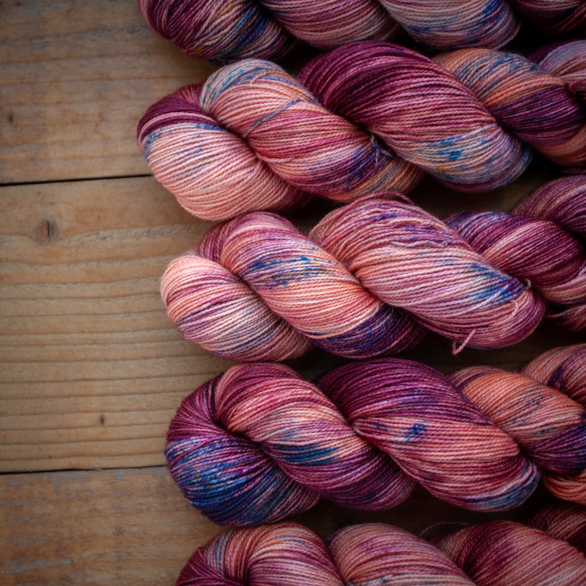 Superwash Bluefaced Leicester (BFL)/Nylon High Twist 4ply hand dyed yarn - sock weight - Ready to Ship