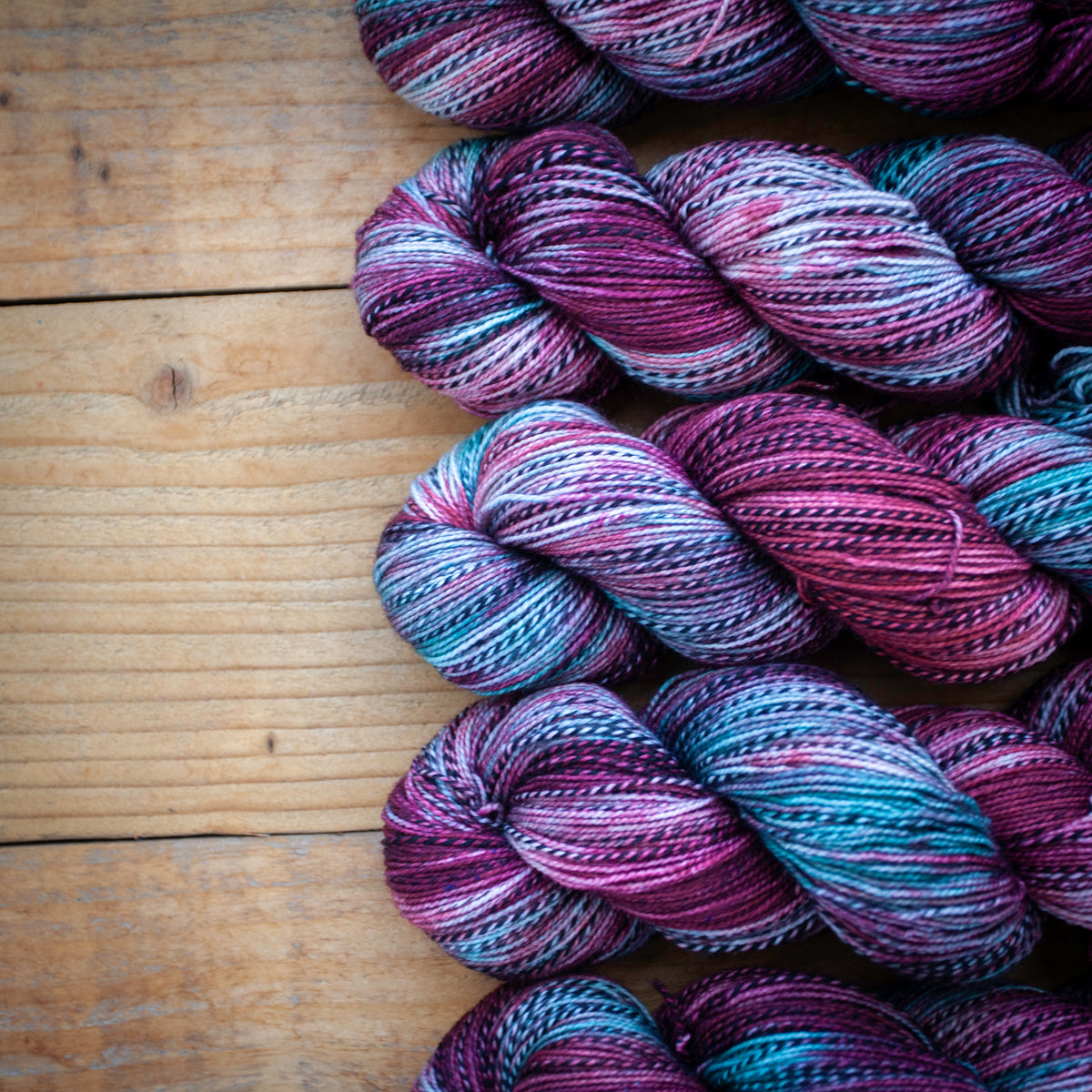 Zebra Sock yarn - Superwash Merino/Nylon 4ply - High Twist - hand dyed yarn - Ready to Ship