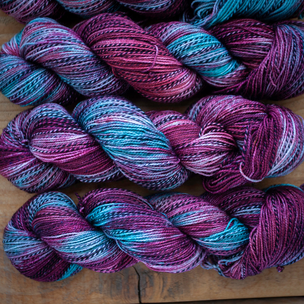 Zebra Sock yarn - Superwash Merino/Nylon 4ply - High Twist - hand dyed yarn - Ready to Ship