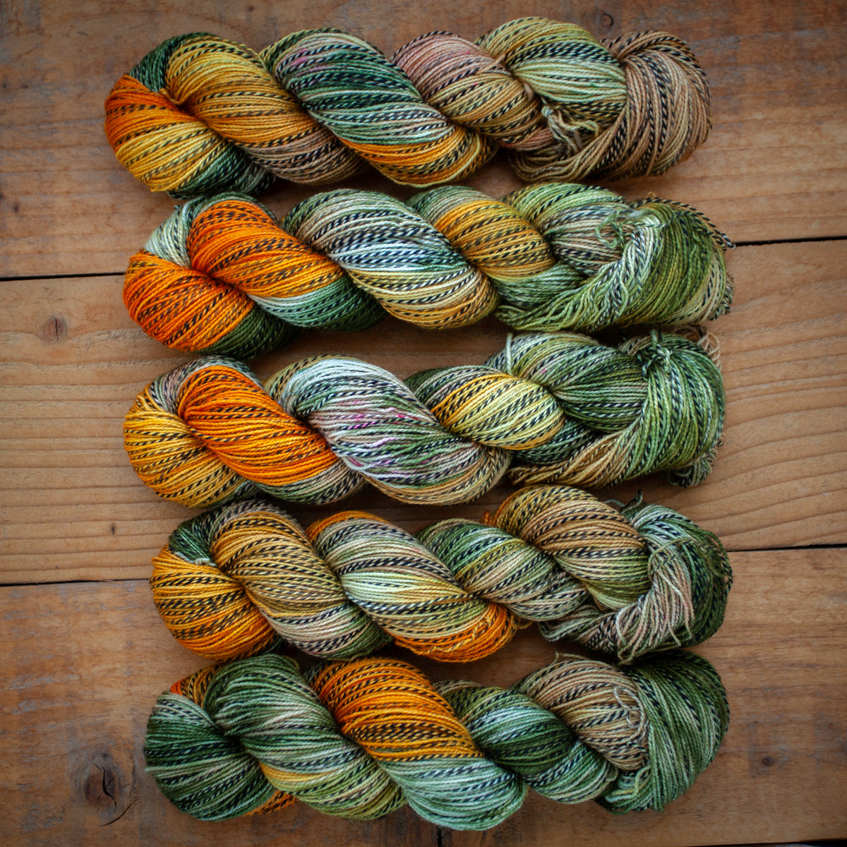Zebra Sock yarn - Superwash Merino/Nylon 4ply - High Twist - hand dyed yarn - Ready to Ship