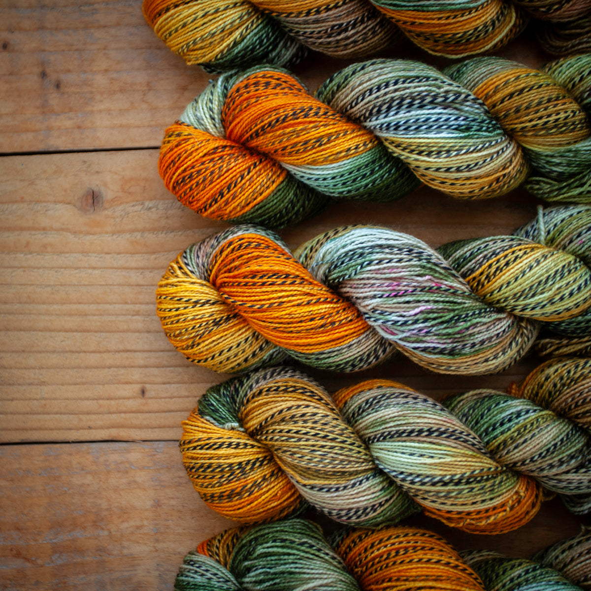 Zebra Sock yarn - Superwash Merino/Nylon 4ply - High Twist - hand dyed yarn - Ready to Ship
