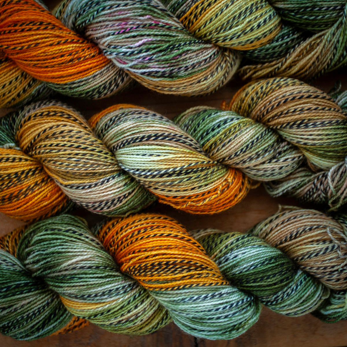 Zebra Sock yarn - Superwash Merino/Nylon 4ply - High Twist - hand dyed yarn - Ready to Ship