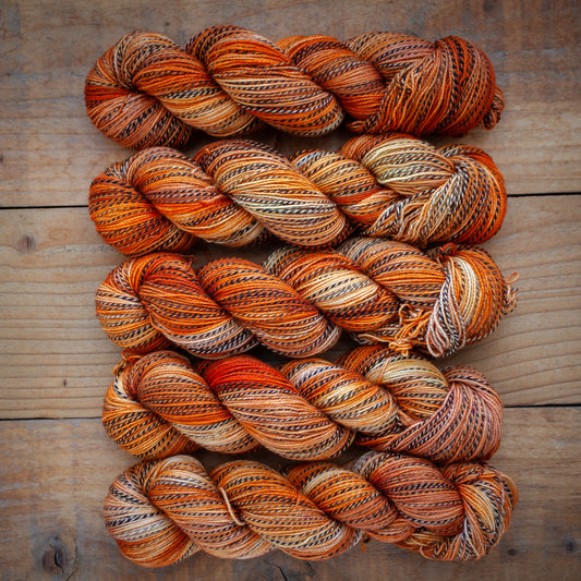 Zebra Sock yarn - Superwash Merino/Nylon 4ply - High Twist - hand dyed yarn - Ready to Ship