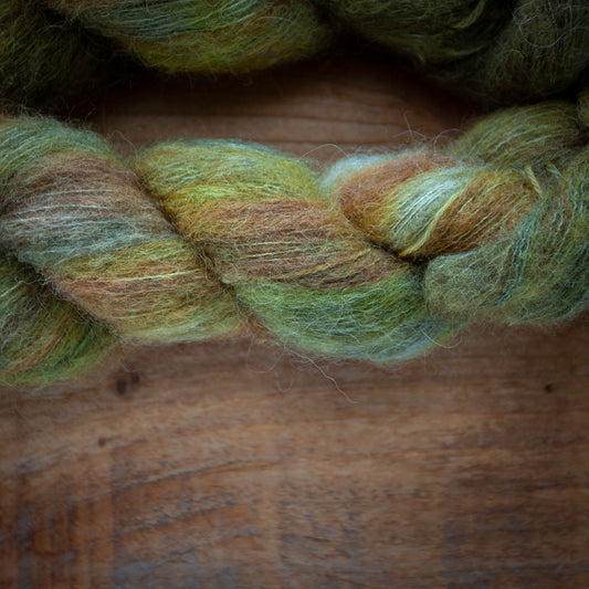 Baby Alpaca Silk Yak fluff - lace weight - Ready to Ship