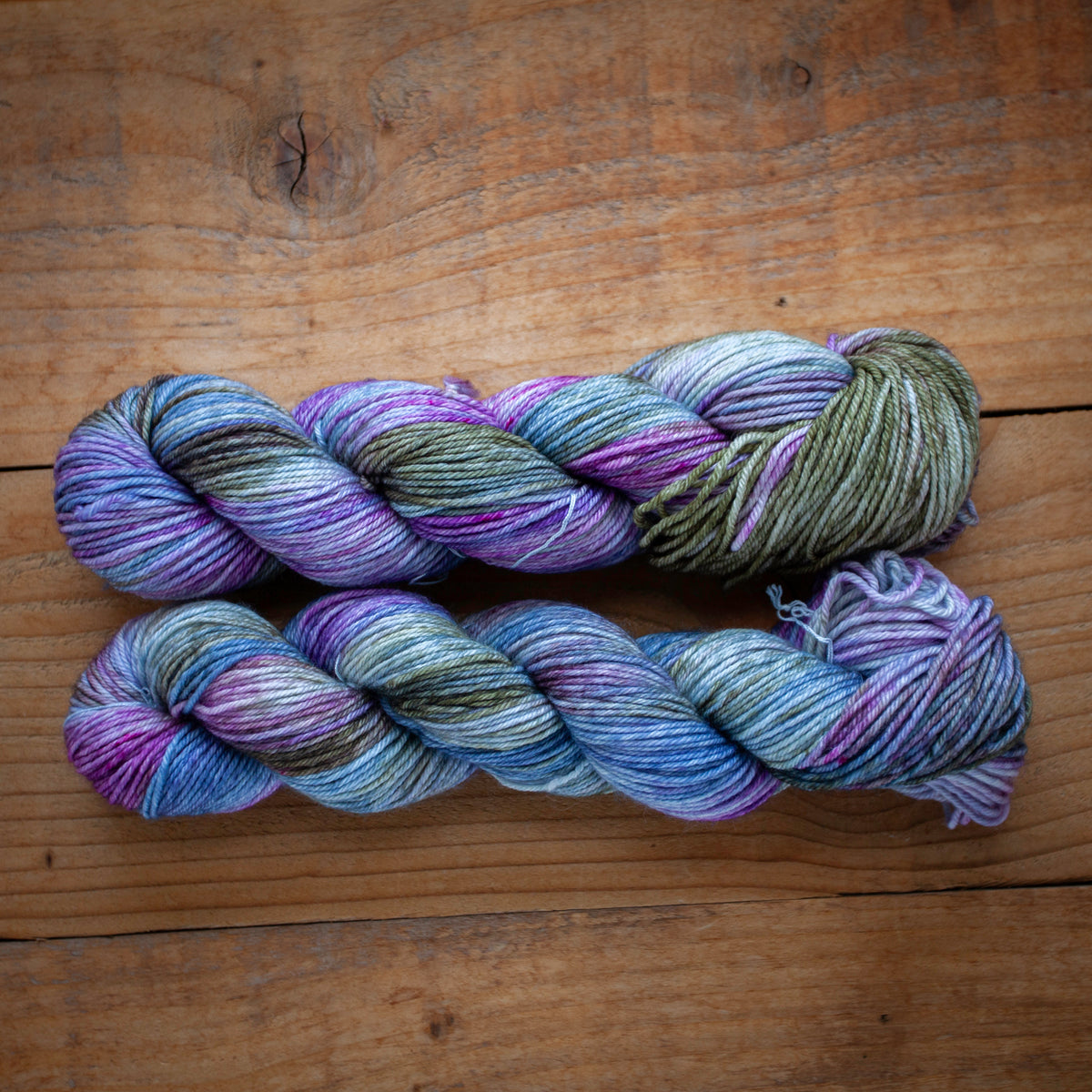 100% Fine Superwash Merino - DK weight - hand dyed yarn - Ready to Ship