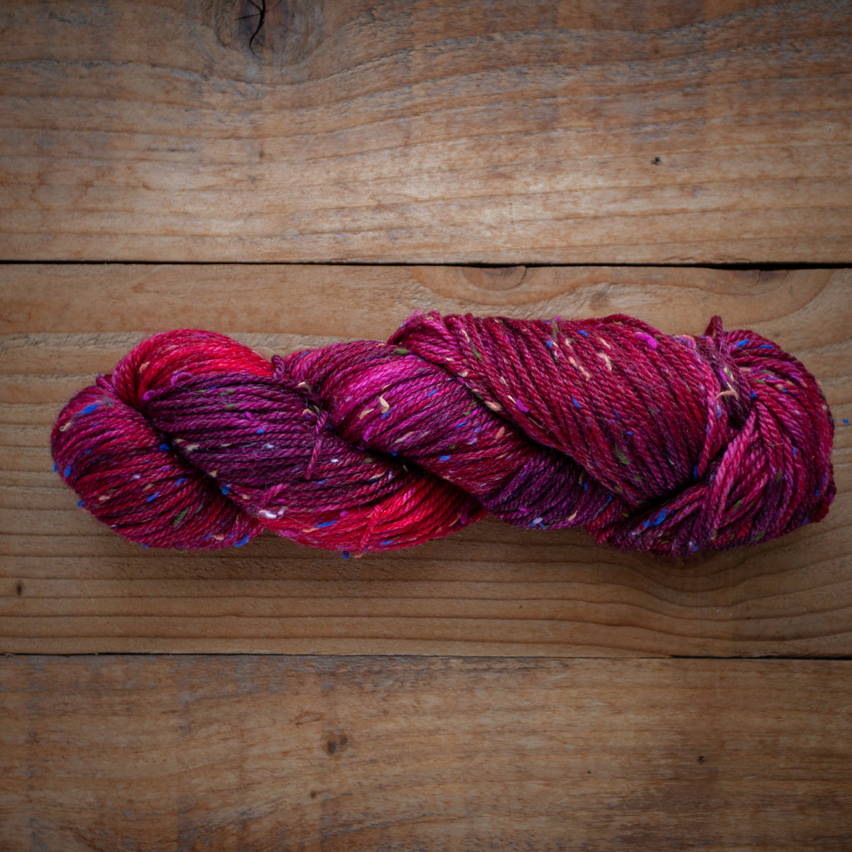 Superwash Merino Tweed - Aran weight - hand dyed yarn - Ready to Ship