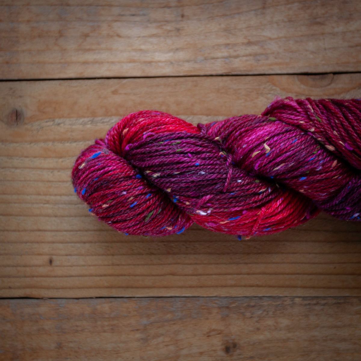 Superwash Merino Tweed - Aran weight - hand dyed yarn - Ready to Ship