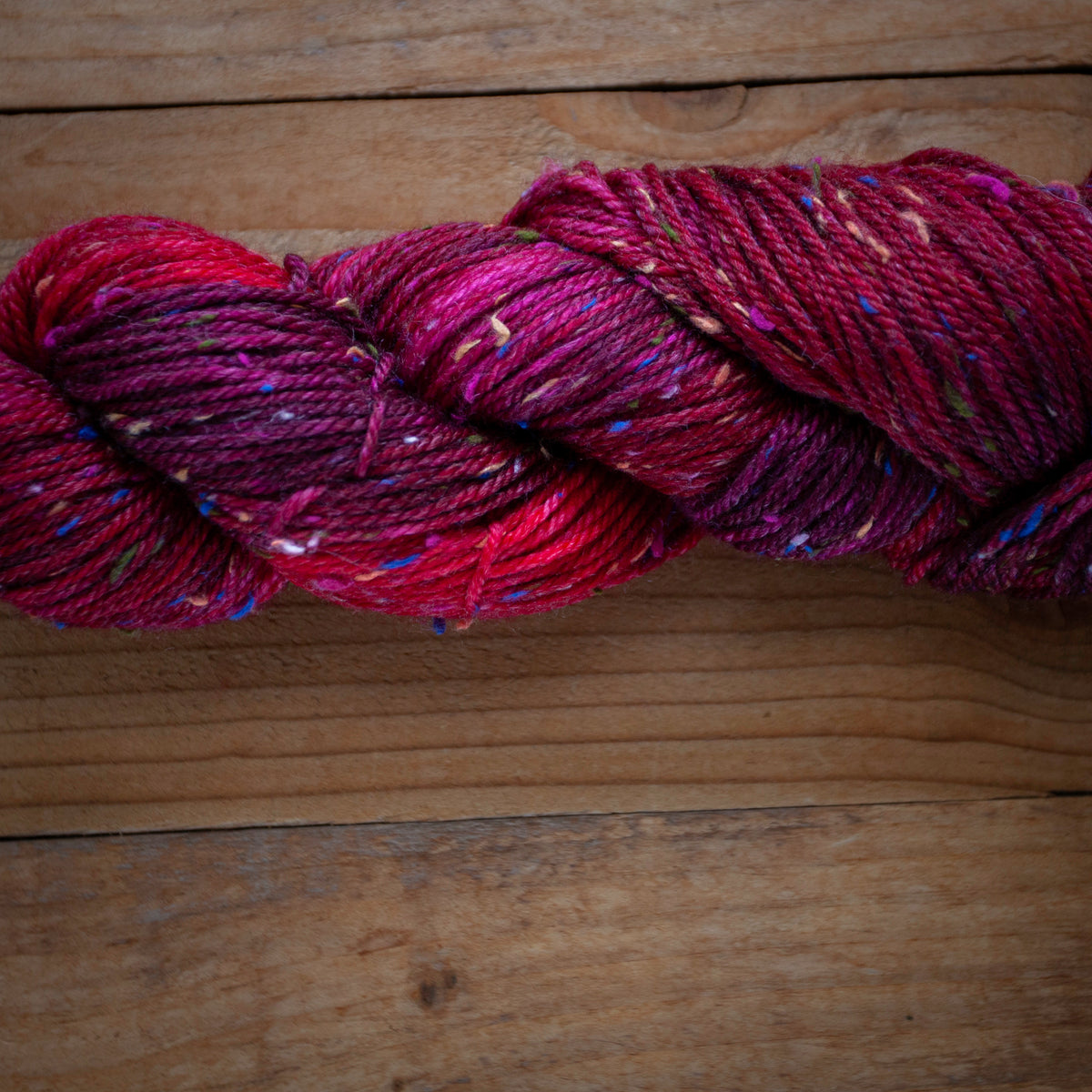 Superwash Merino Tweed - Aran weight - hand dyed yarn - Ready to Ship