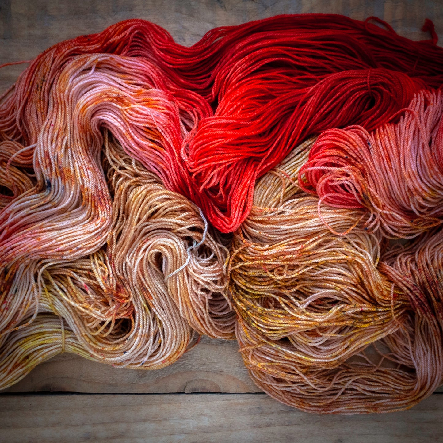 "Maple Leaves" - hand dyed yarn