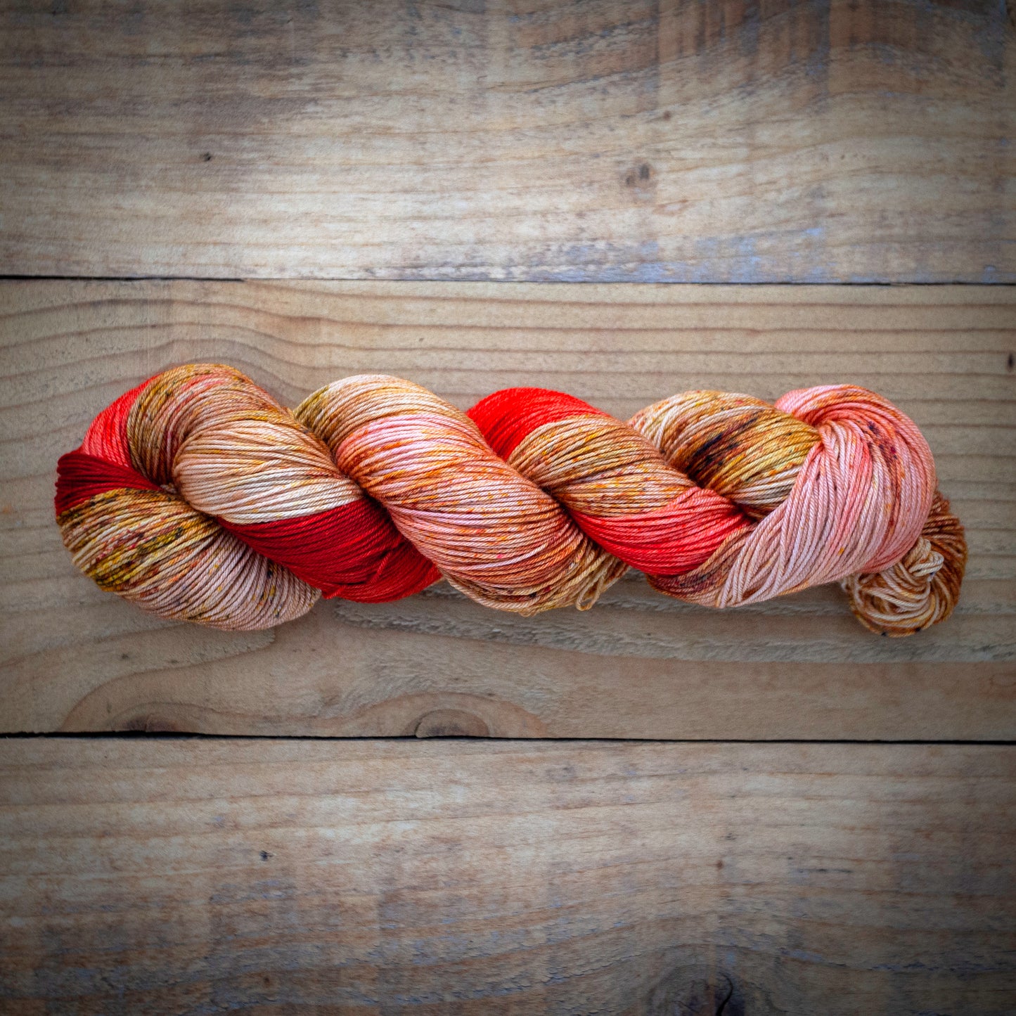 "Maple Leaves" - hand dyed yarn