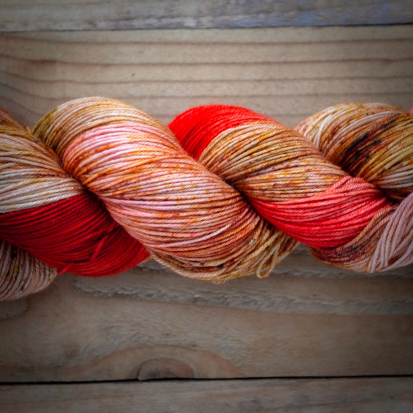 "Maple Leaves" - hand dyed yarn