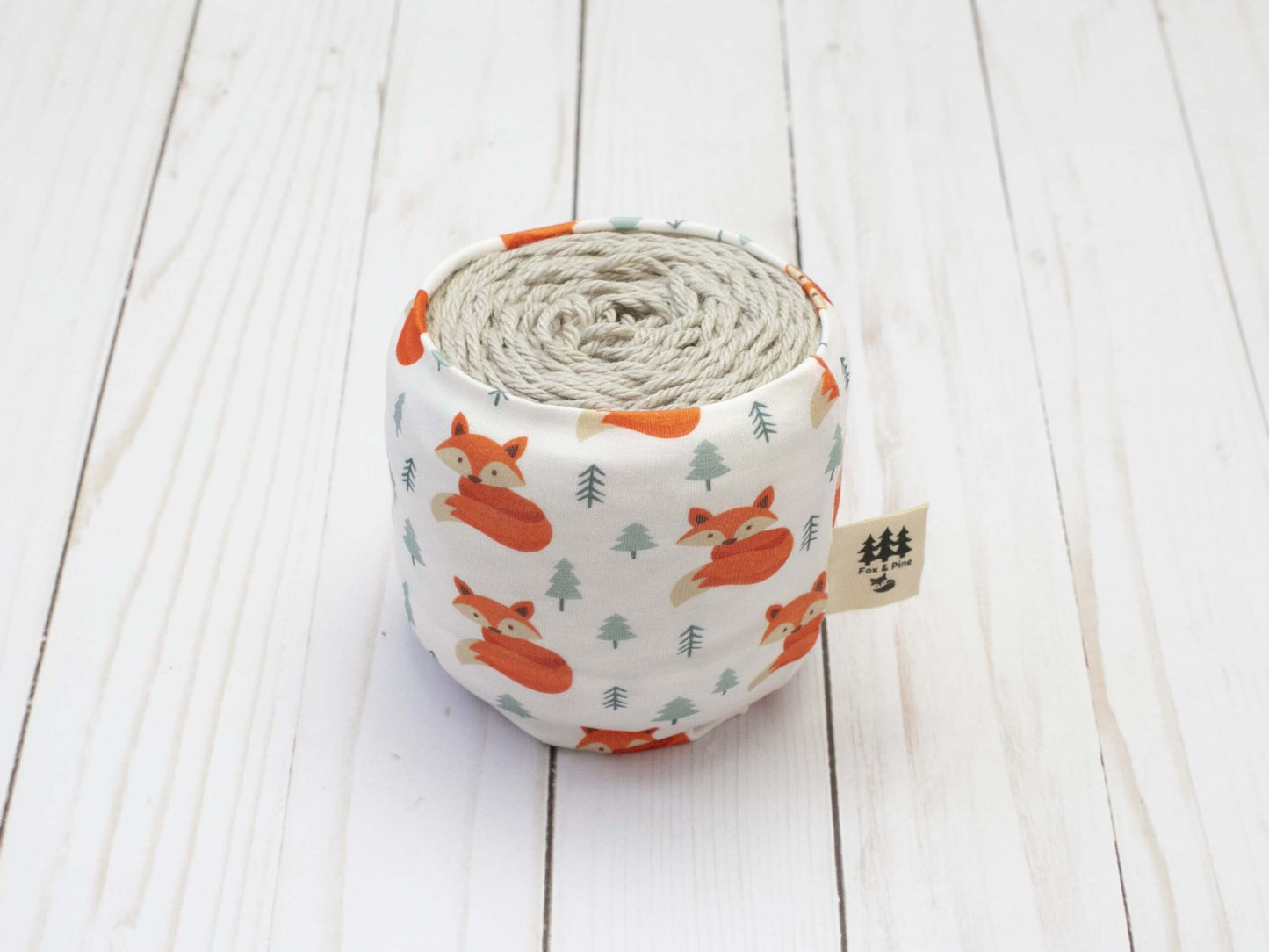 Yarn sleeve (yarn cozy) - Fox & Pine Stitches - Friendly Fox