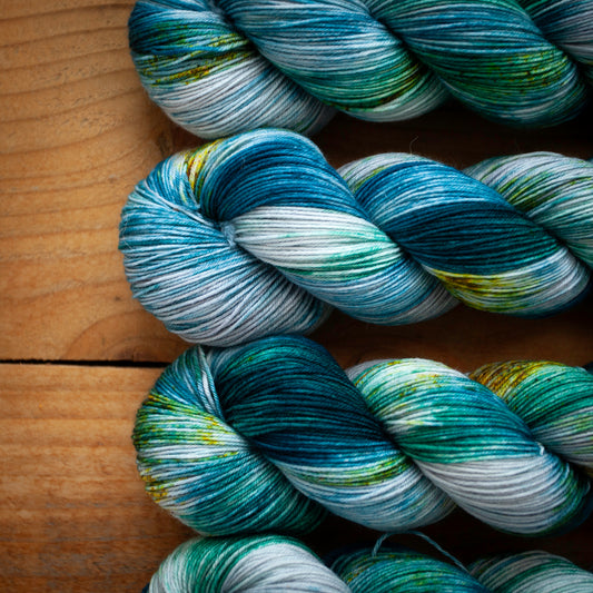 Sock yarn - Superwash Merino/Nylon 4ply - hand dyed yarn - Ready to Ship