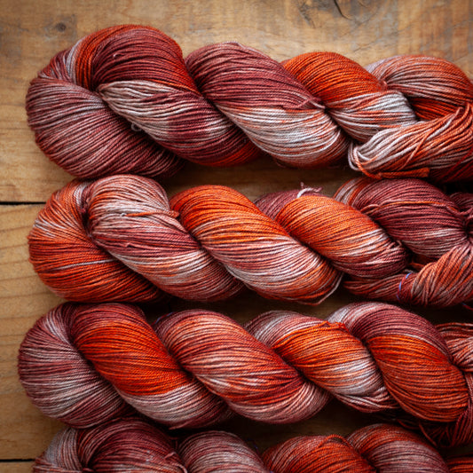 Yak Sock - Superwash Merino/Yak/Nylon - hand dyed yarn - Ready to Ship