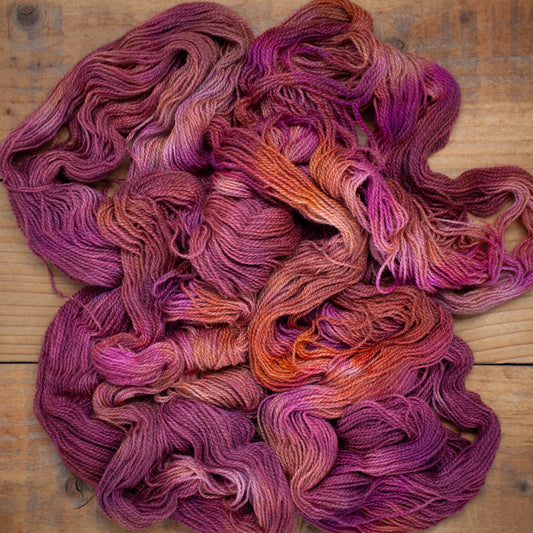 Bluefaced Leicester/Gotland 4ply Sport weight - hand dyed yarn - Ready to Ship