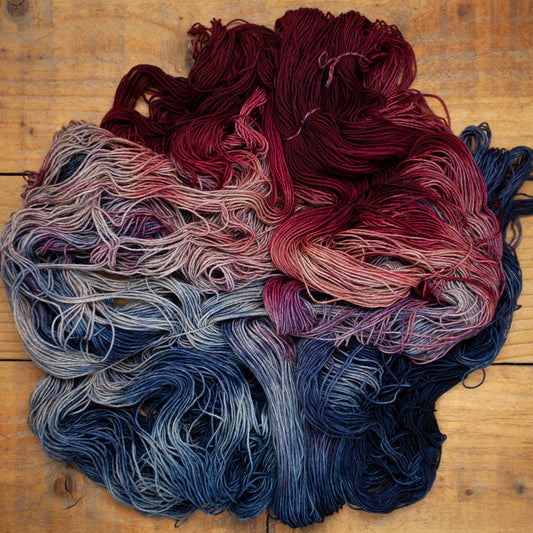 Yak Sock - Superwash Merino/Yak/Nylon - hand dyed yarn - Ready to Ship