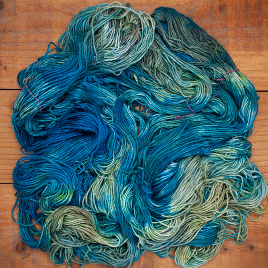 Baby Alpaca/Silk/Cashmere - DK weight - hand dyed yarn - Ready to Ship