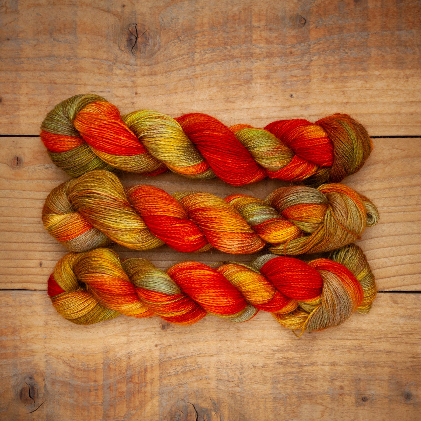 Corriedale Mohair 4ply hand dyed yarn - Ready to Ship