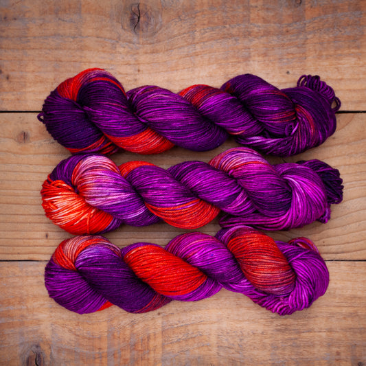 Superwash Merino/Nylon - DK weight - hand dyed yarn - Ready to Ship