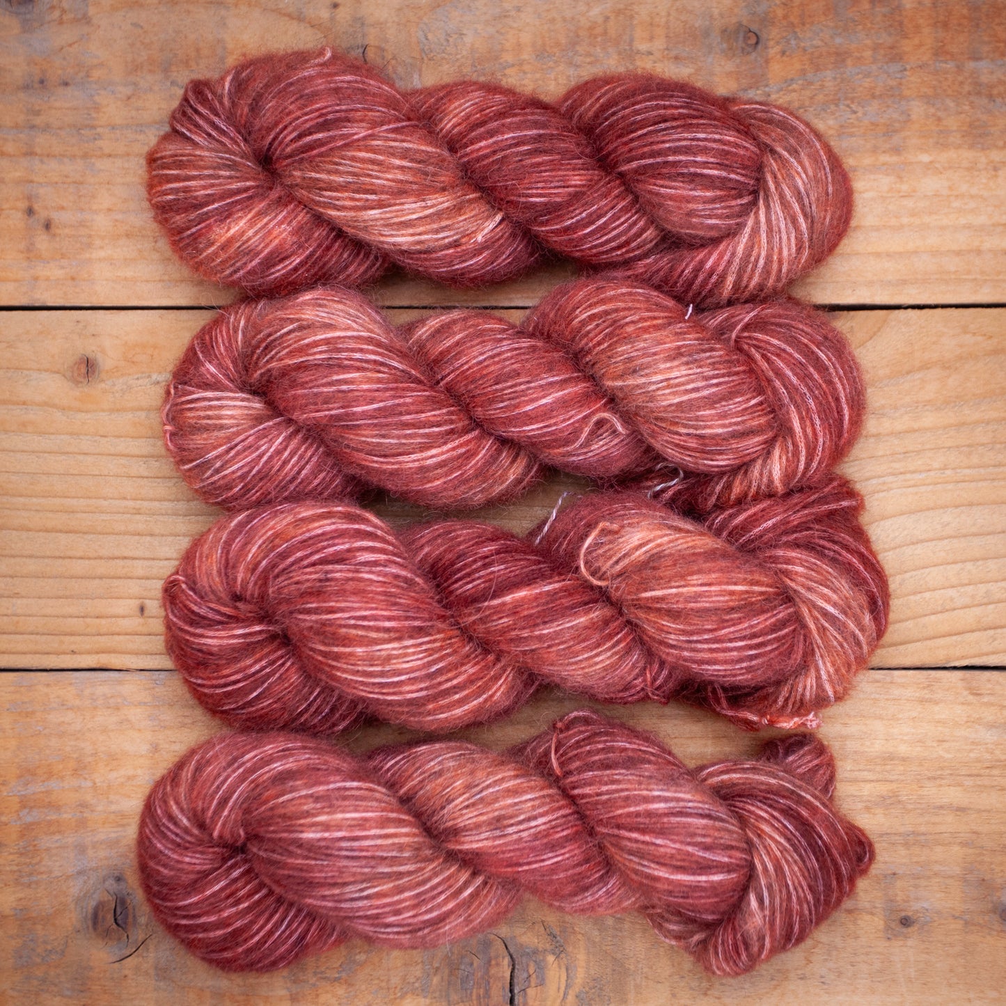 Baby Alpaca/Pima Cotton - Sport weight - hand dyed yarn - Ready to Ship