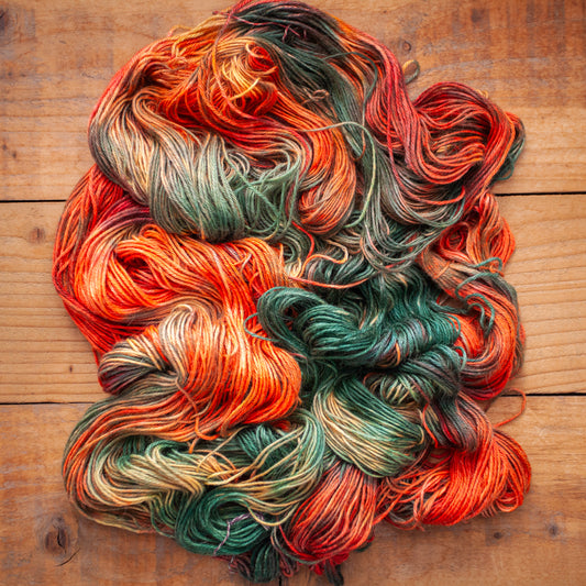 Baby Alpaca/Silk/Cashmere - DK weight - hand dyed yarn - Ready to Ship