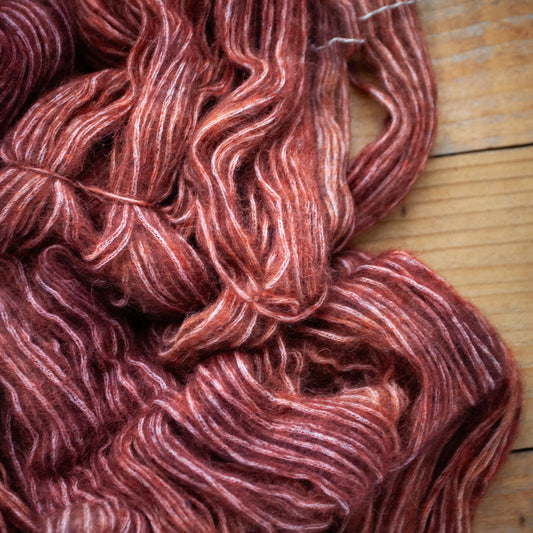 Baby Alpaca/Pima Cotton - Sport weight - hand dyed yarn - Ready to Ship
