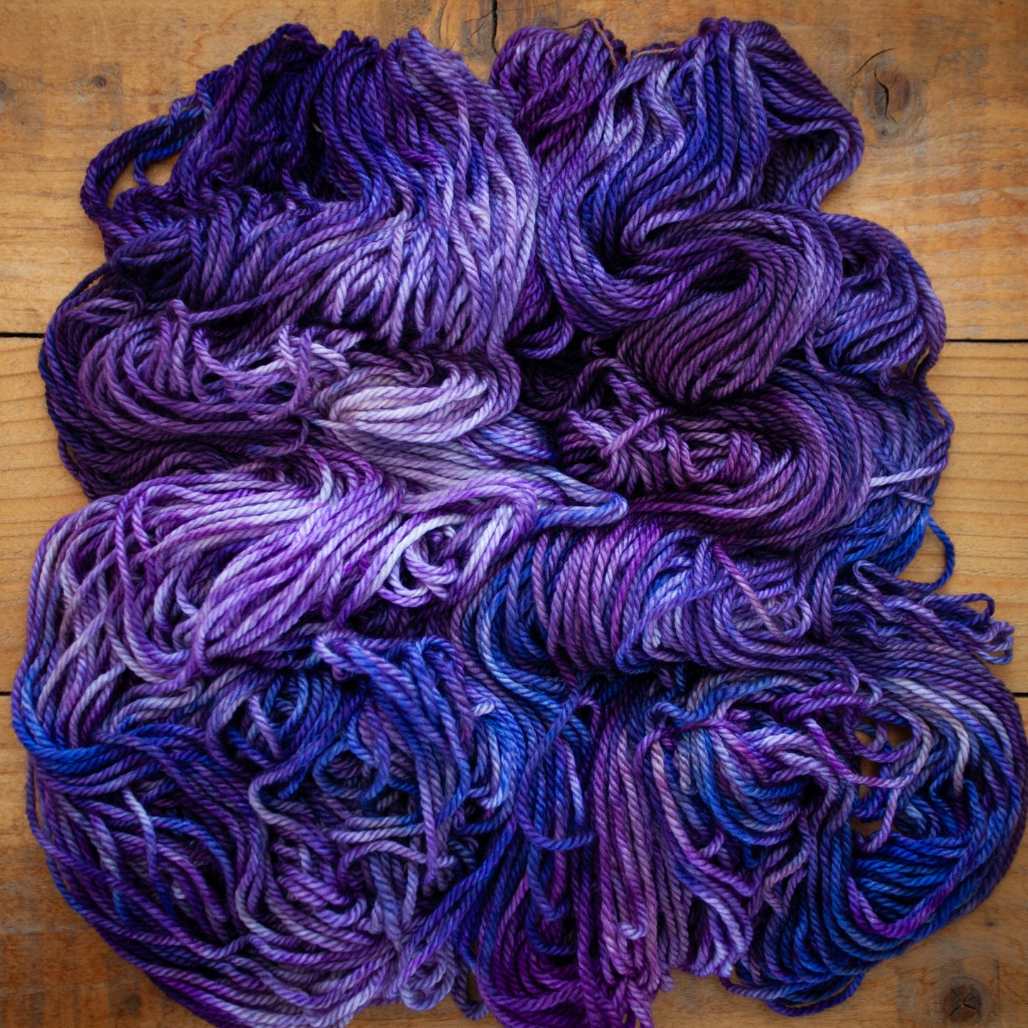 Superwash Merino/Cashmere/Nylon - Aran weight - hand dyed yarn - Ready to Ship