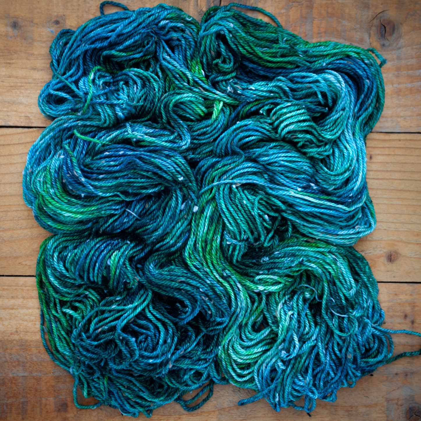 Superwash Merino Tweed - Aran weight - hand dyed yarn - Ready to Ship