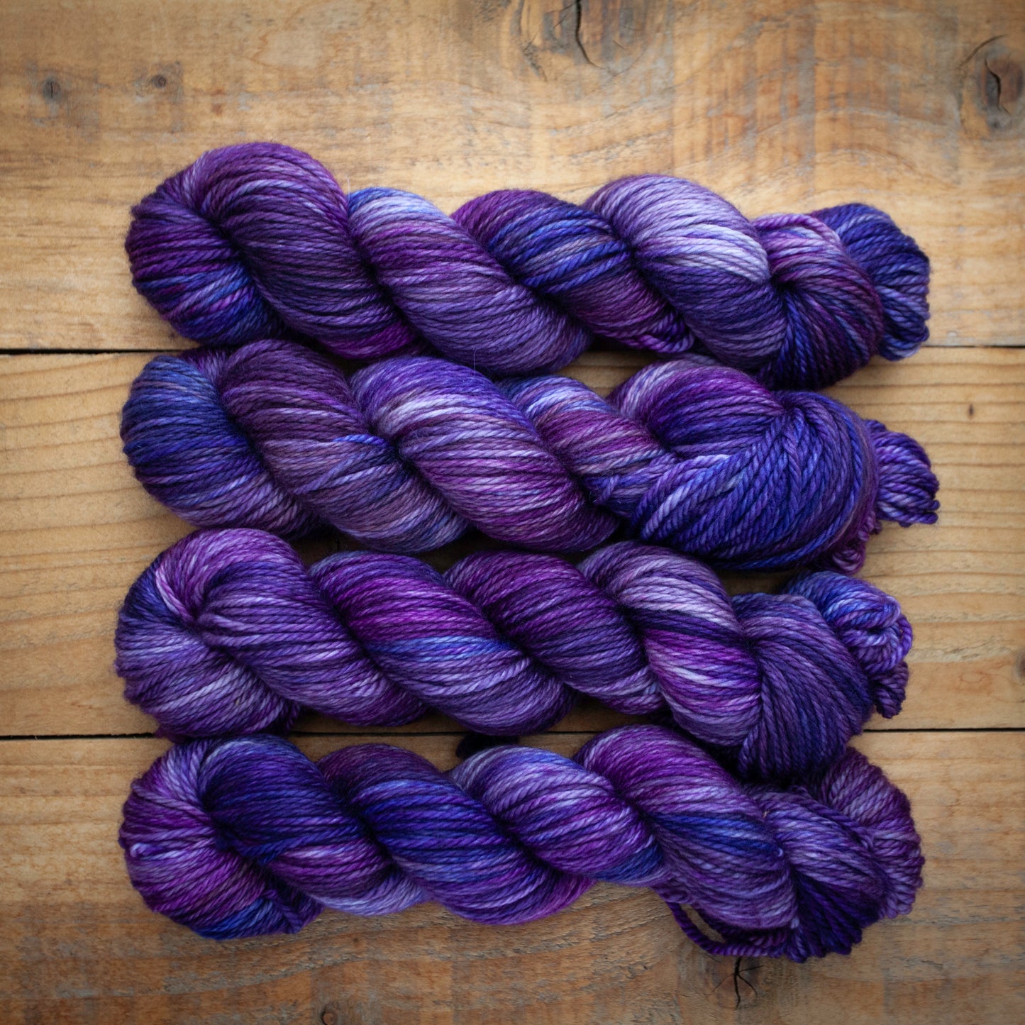 Superwash Merino/Cashmere/Nylon - Aran weight - hand dyed yarn - Ready to Ship