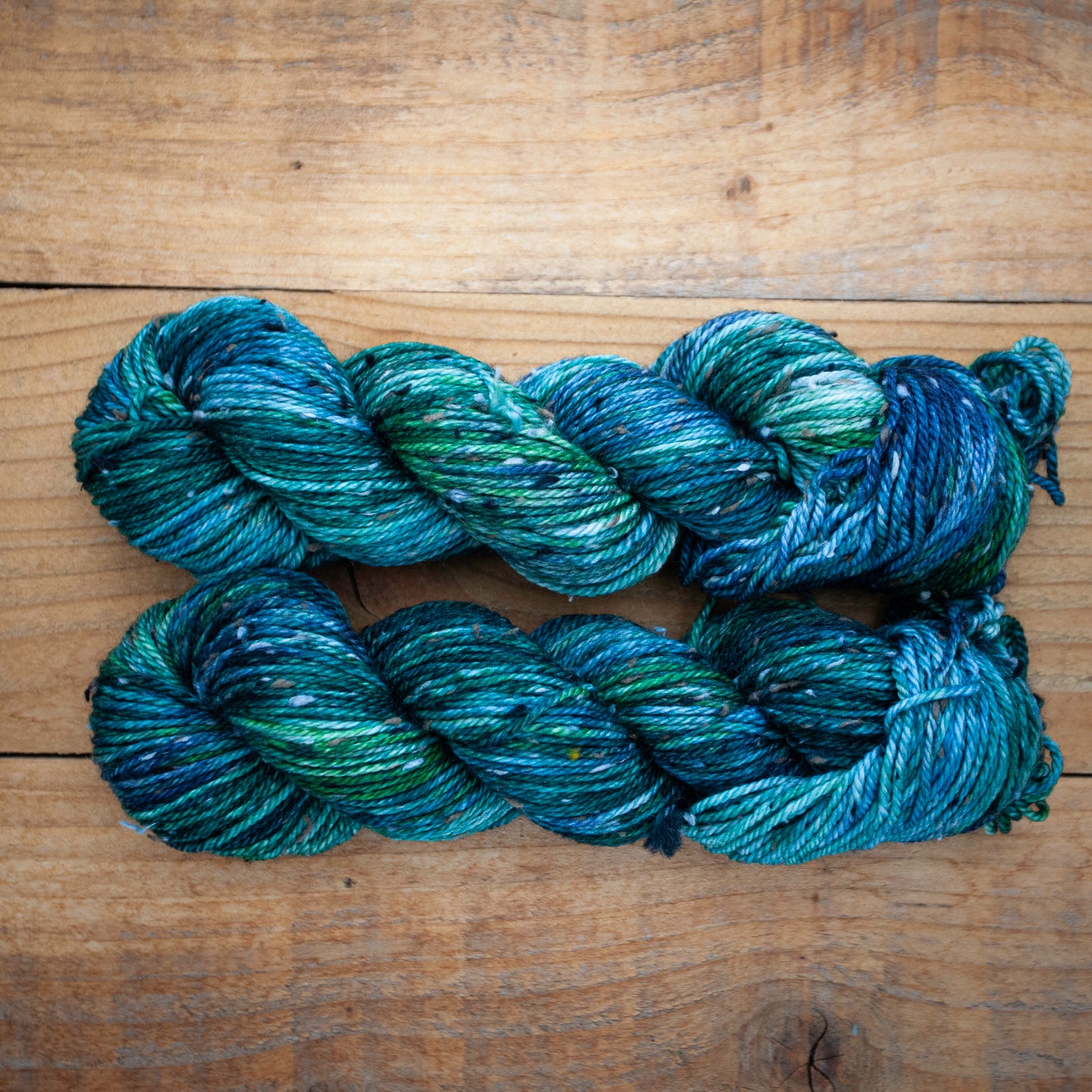 Superwash Merino Tweed - Aran weight - hand dyed yarn - Ready to Ship