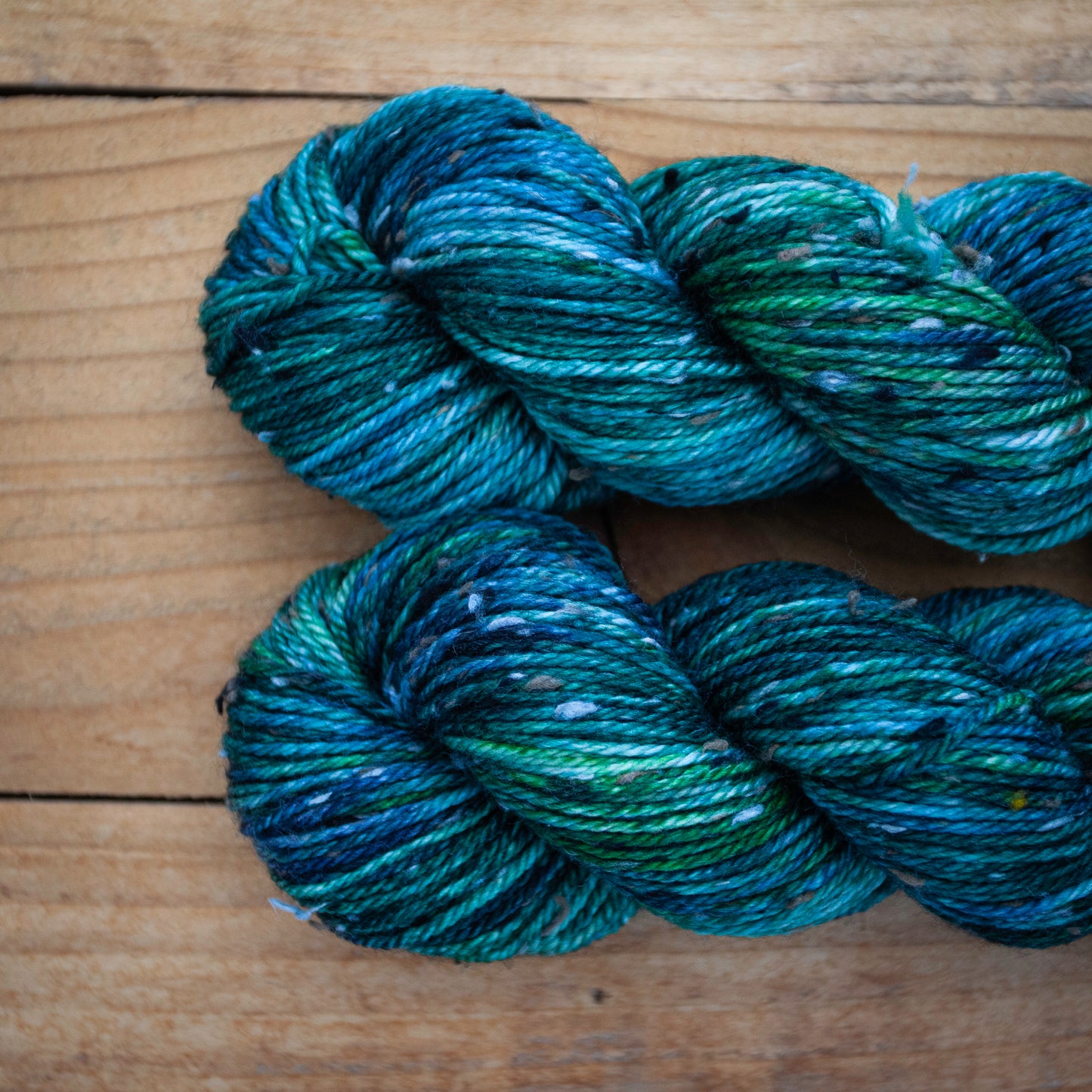 Superwash Merino Tweed - Aran weight - hand dyed yarn - Ready to Ship