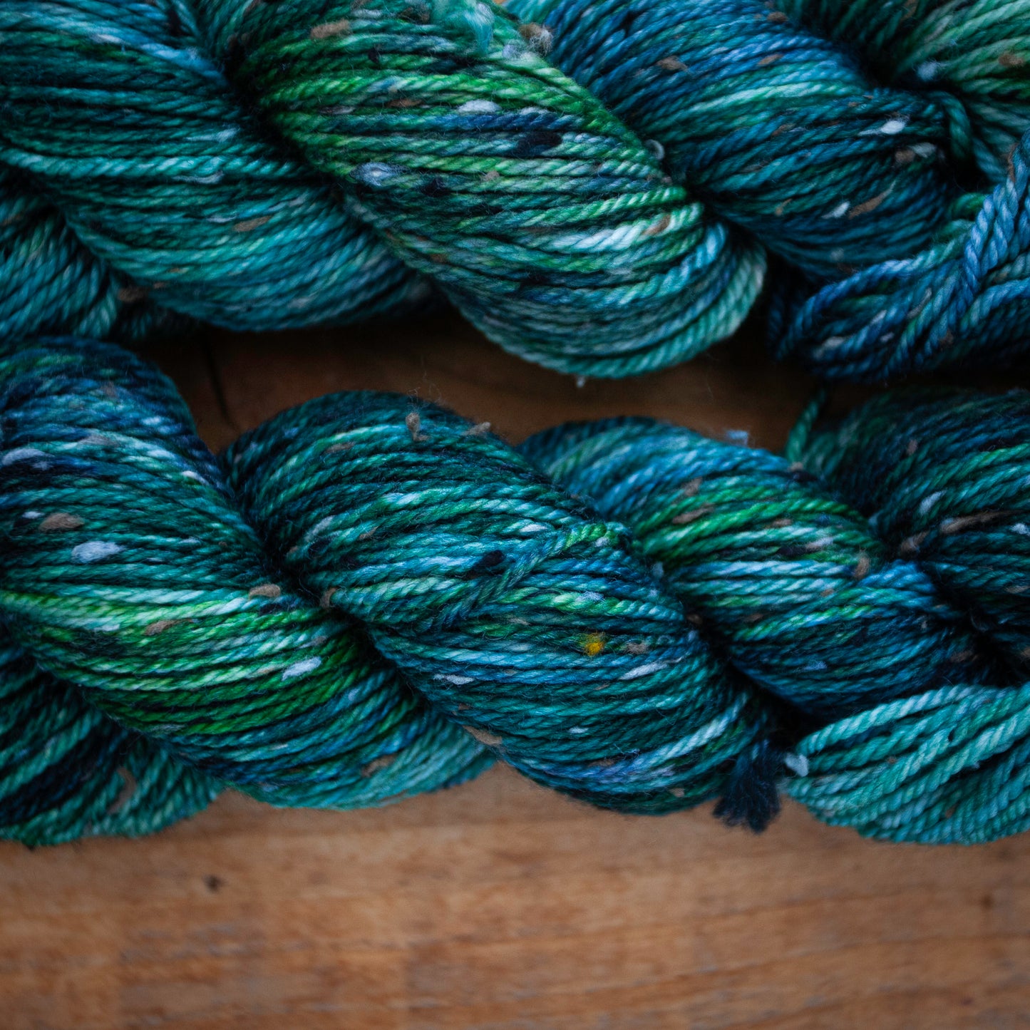 Superwash Merino Tweed - Aran weight - hand dyed yarn - Ready to Ship