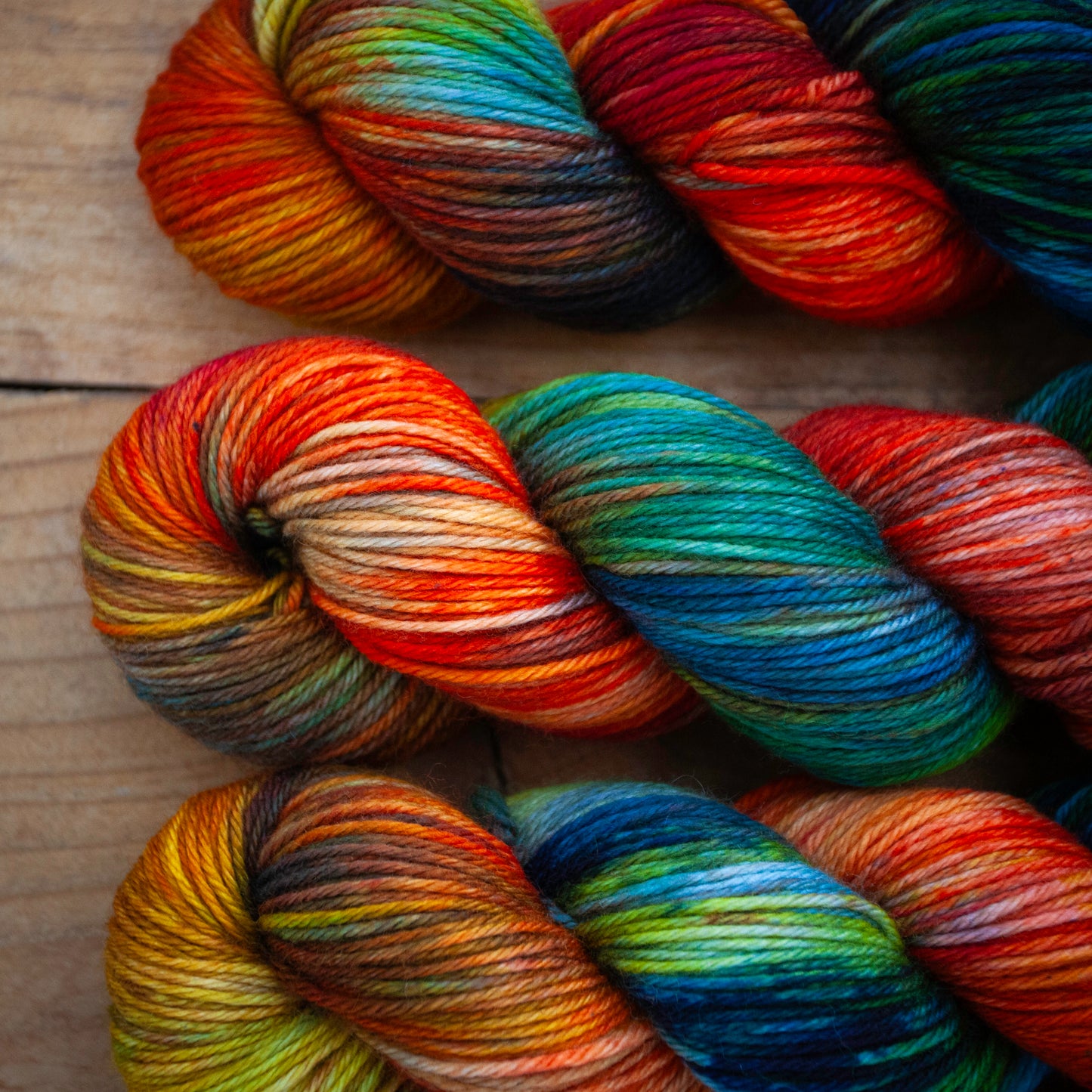 100% Superwash Merino - DK weight - hand dyed yarn - in stock and  ready to ship