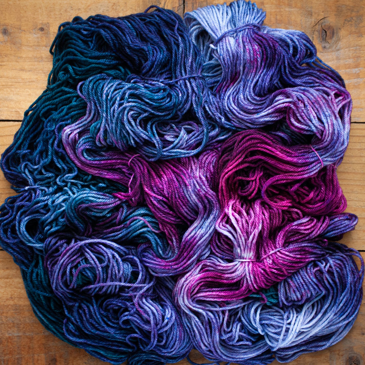 100% Superwash Merino - DK weight - hand dyed yarn - Ready to Ship